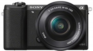 Sony Alpha A5100 24.3MP Interchangeable Lens Camera with 16-50 Lens - Black